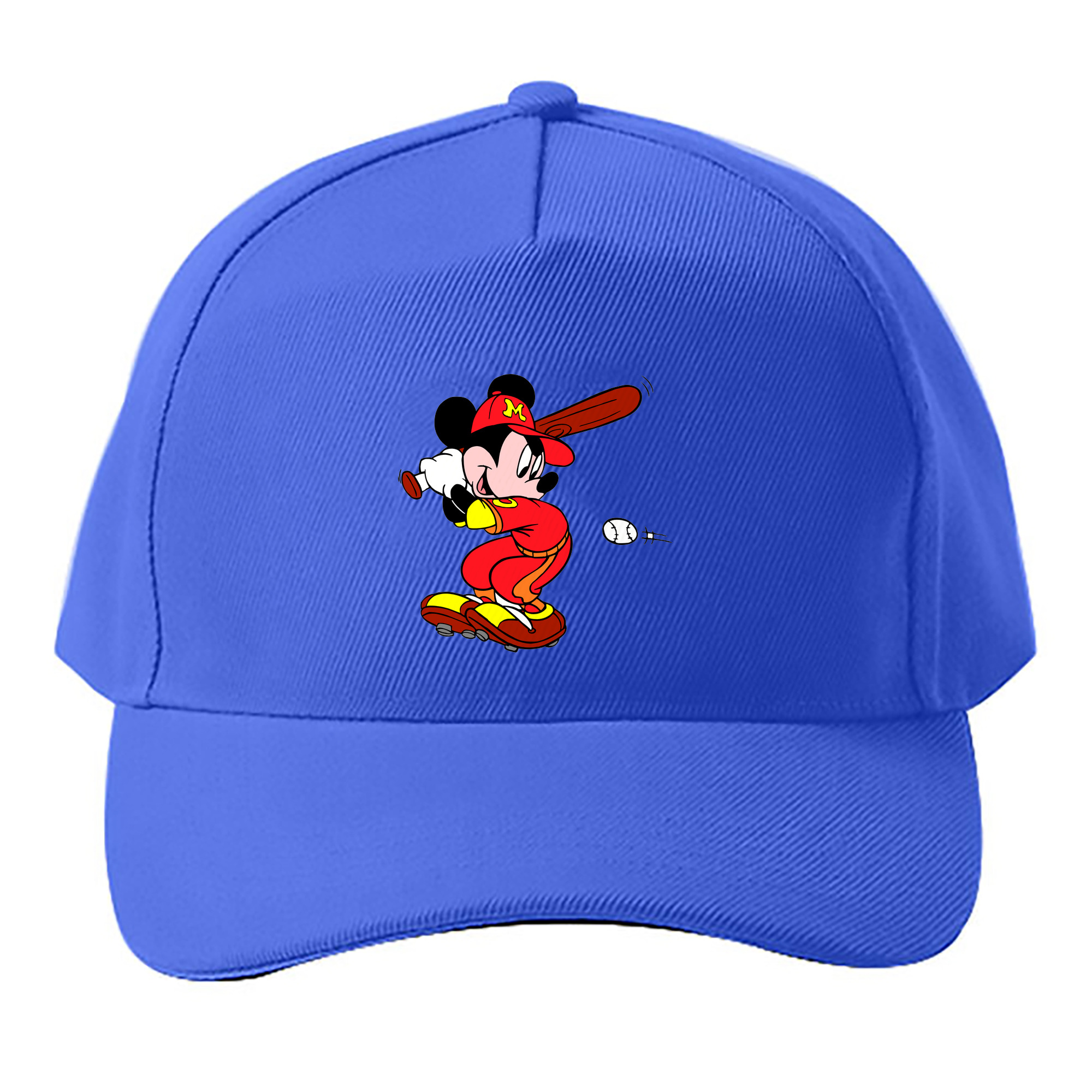 （画像用） ミッキーマウス Mickey Mouse ベースボールキャップ 綿100％ 男女兼用 帽子 スポーツ